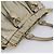 Miu Miu Vitellolux Handtasche Leder 2way Khaki Goldton Auth 206665A - Ansicht 6