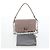 Bolsa de Ombro Miu Miu Matelassé com Corrente em Couro 2way Rosa Prata Auth 206389M - vista 12