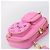 LOUIS VUITTON Borsa Cross Body Utility Pelle di vitello Pink M59244 LV Auth 206460V Rosa - vista 6