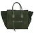 Céline CELINE Luggage Phantom Handtasche aus Wildleder Grün Gold Auth ep16178V Golden - Ansicht 13