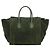 Céline CELINE Luggage Phantom Handtasche aus Wildleder Grün Gold Auth ep16178V Golden - Ansicht 2