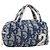 Borsa a mano Christian Dior Trotter Canvas pile Blue Auth 205261