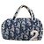 Borsa a mano Christian Dior Trotter Canvas pile Blue Auth 205261 - vista 13