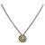Collana Christian Dior metallo Gold Auth 205462 D'oro