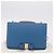 Borsa a tracolla Salvatore Ferragamo Vala Chain in pelle blu e oro autentica 207221V D'oro - vista 12
