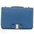 Borsa a tracolla Salvatore Ferragamo Vala Chain in pelle blu e oro autentica 207221V D'oro - vista 13