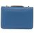 Borsa a tracolla Salvatore Ferragamo Vala Chain in pelle blu e oro autentica 207221V D'oro - vista 2