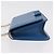 Borsa a tracolla Salvatore Ferragamo Vala Chain in pelle blu e oro autentica 207221V D'oro - vista 4
