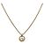 Collana Christian Dior metallo Gold Auth 205492 D'oro
