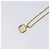 Collana Christian Dior metallo Gold Auth 205492 D'oro - vista 10