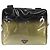 PRADA Shoulder Bag Patent leather Green Silver Auth ep15935A Silvery - view 13