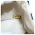 Borsa a tracolla CHANEL Matelasse 25 Chain Canvas White Gold CC Auth 206278SM Bianco D'oro - vista 11