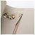 Borsa a tracolla CHANEL Matelasse 25 Chain Canvas White Gold CC Auth 206278SM Bianco D'oro - vista 25