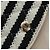 Borsa a tracolla CHANEL Matelasse 25 Chain Canvas White Gold CC Auth 206278SM Bianco D'oro - vista 28