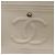Borsa a tracolla CHANEL Matelasse 25 Chain Canvas White Gold CC Auth 206278SM Bianco D'oro - vista 29