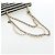Borsa a tracolla CHANEL Matelasse 25 Chain Canvas White Gold CC Auth 206278SM Bianco D'oro - vista 7