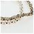 Borsa a tracolla CHANEL Matelasse 25 Chain Canvas White Gold CC Auth 206278SM Bianco D'oro - vista 8