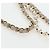 Borsa a tracolla CHANEL Matelasse 25 Chain Canvas White Gold CC Auth 206278SM Bianco D'oro - vista 9