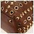 Sac à main Miu Miu en cuir 2way Marron Or Auth 202512A Doré - vue 19
