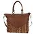 Sac à main Miu Miu en cuir 2way Marron Or Auth 202512A Doré - vue 3