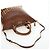 Sac à main Miu Miu en cuir 2way Marron Or Auth 202512A Doré - vue 9