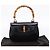 Sac à main GUCCI Bamboo en cuir 2 voies Noir Or 000 926 0633 Auth ep16411V Doré - vue 12