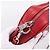 Miu Miu Schultertasche Leder Pailletten Rot Silber Auth 167643A - Ansicht 10