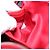 Miu Miu Schultertasche Leder Pailletten Rot Silber Auth 167643A - Ansicht 12