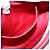 Miu Miu Schultertasche Leder Pailletten Rot Silber Auth 167643A - Ansicht 22