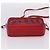 Miu Miu Schultertasche Leder Pailletten Rot Silber Auth 167643A - Ansicht 5
