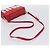 Miu Miu Schultertasche Leder Pailletten Rot Silber Auth 167643A - Ansicht 7