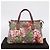 Borsa GUCCI GG Supreme Blooms PVC 2way Beige Pink 429019 Auth LN091V Rosa - vista 12