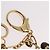 LOUIS VUITTON Bijoux Sac Cool Charm Metal Gold Tone M65757 LV Auth ka6498V - vista 5