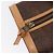 Bolsa ETRO PVC Canvas Brown Gold Auth 206896 Marrom Dourado - vista 19