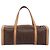 Bolsa ETRO PVC Canvas Brown Gold Auth 206896 Marrom Dourado - vista 2
