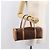 Bolsa ETRO PVC Canvas Brown Gold Auth 206896 Marrom Dourado - vista 23