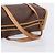 Bolsa ETRO PVC Canvas Brown Gold Auth 206896 Marrom Dourado - vista 8