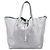 Tiffany & Co. Hand Bag Leather Silver Auth 206887A Silvery - view 13