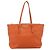 Saco Tote Miu Miu em Couro 2way Laranja Tom Dourado Auth BA16090 - vista 13