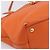 Saco Tote Miu Miu em Couro 2way Laranja Tom Dourado Auth BA16090 - vista 19