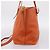 Saco Tote Miu Miu em Couro 2way Laranja Tom Dourado Auth BA16090 - vista 4