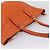 Saco Tote Miu Miu em Couro 2way Laranja Tom Dourado Auth BA16090 - vista 6