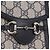 Bolsa de Ombro GUCCI GG Supreme PVC Navy Silver 625615 Auth ka6531V Prata Azul marinho - vista 20