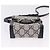 Bolsa de Ombro GUCCI GG Supreme PVC Navy Silver 625615 Auth ka6531V Prata Azul marinho - vista 6