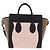 Céline Borsa a mano CELINE Luggage Nano Shopper in pelle 2way Rosa Tono Oro Auth ka6469V - vista 2