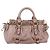 Miu Miu Vitellolux Handtasche Leder 2way Rosa Goldfarben Auth 206664V Pink - Ansicht 13
