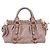 Miu Miu Vitellolux Handtasche Leder 2way Rosa Goldfarben Auth 206664V Pink - Ansicht 2