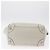 Céline CELINE Luggage Mini Shopper Hand Bag Leather Ivory Silver Auth LN052V Argento Crudo - vista 5