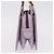 FENDI Handtasche Leder Lila Goldton Auth BA16086 - Ansicht 4