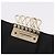 FENDI Zucca Canvas Folding Umbrella Key Case Nylon 2 Set Black Auth ar14318 Castaño Negro - vista 17